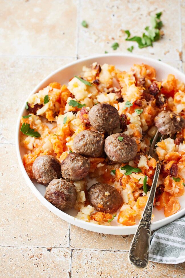 carrot mash with celeriac