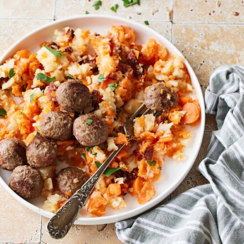 carrot mash with celeriac