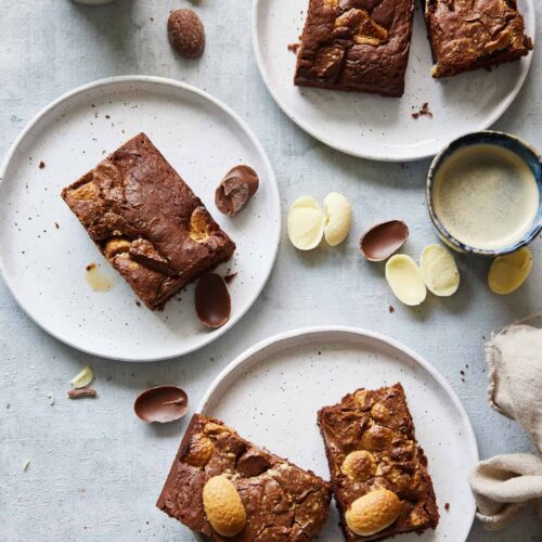 Easter egg brownies