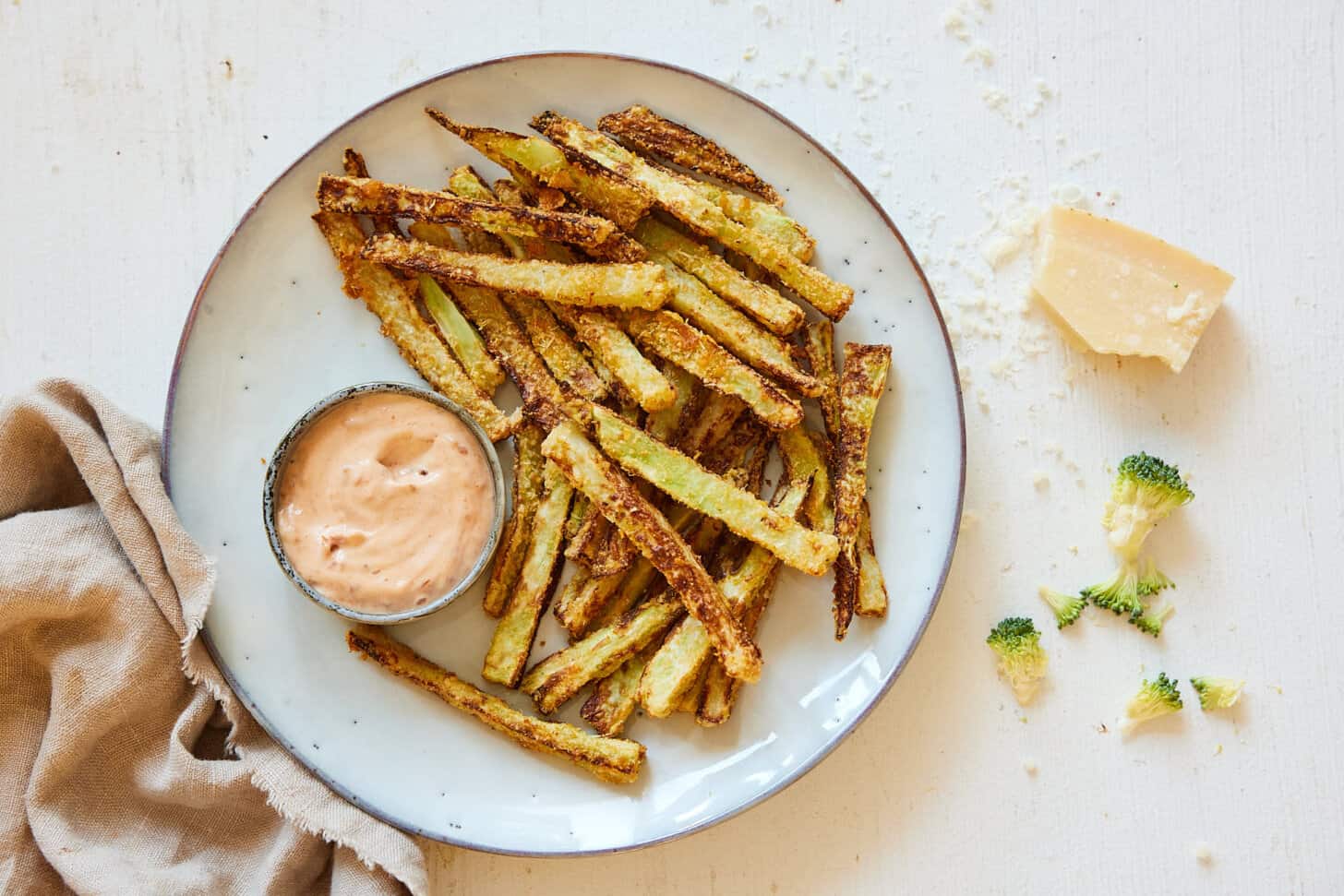 broccoli fries from the air fryer