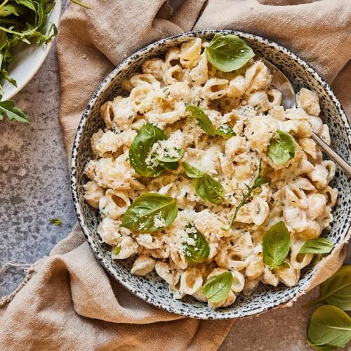One pot pasta with ricotta and lemon