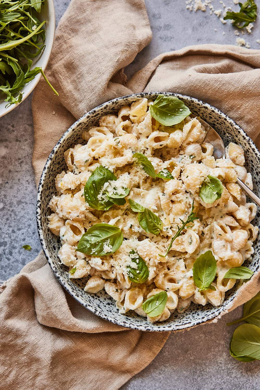 One pot pasta with ricotta and lemon