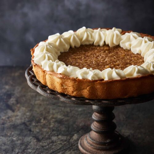 Traditional Dutch rice tart