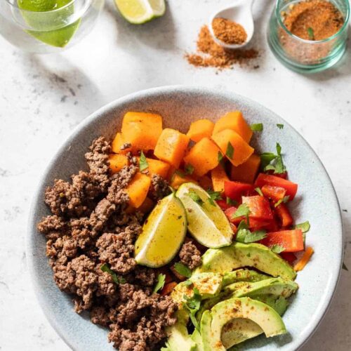 healthy burrito bowl