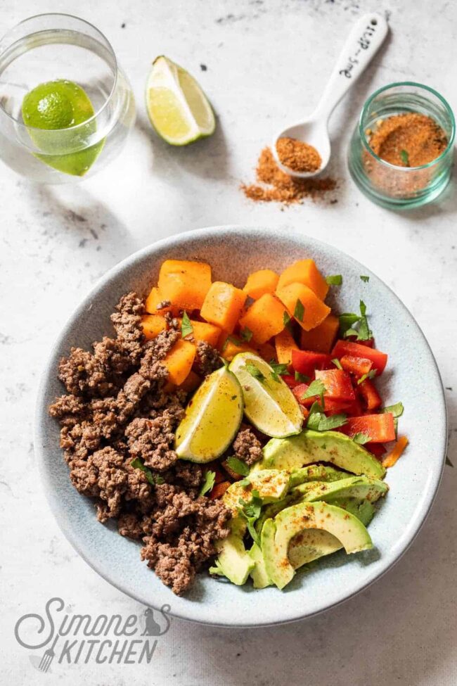 healthy burrito bowl