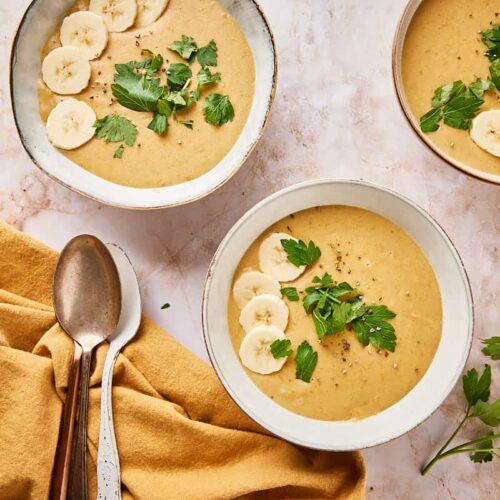 Plantain soup