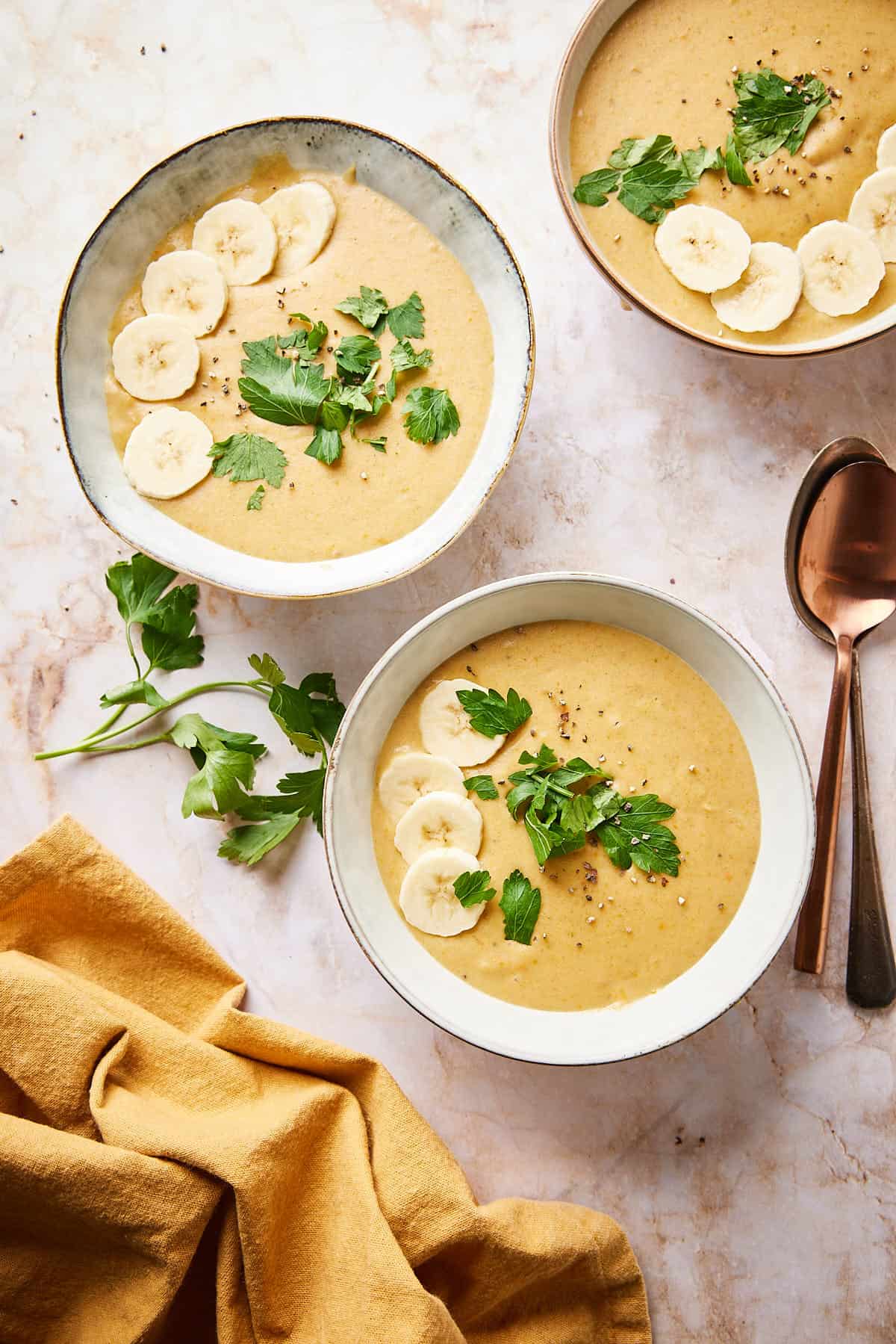 Plantain soup