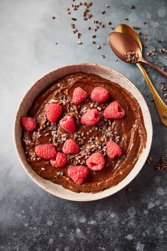 Avocado chocolate mousse