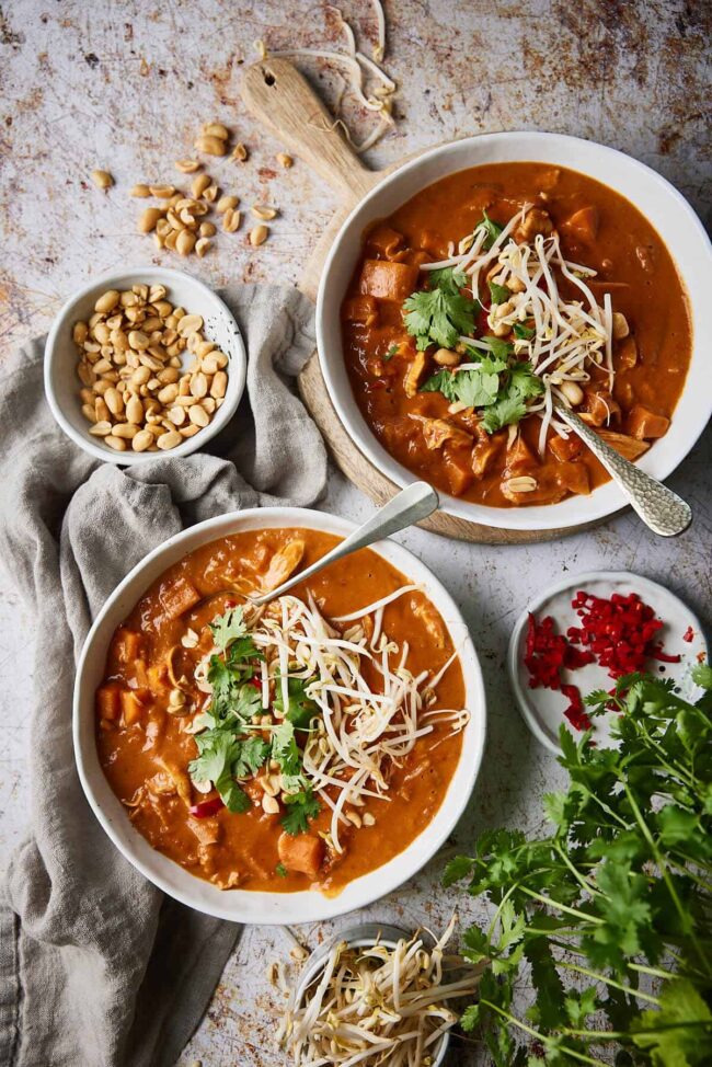 peanut soup with sweet potato