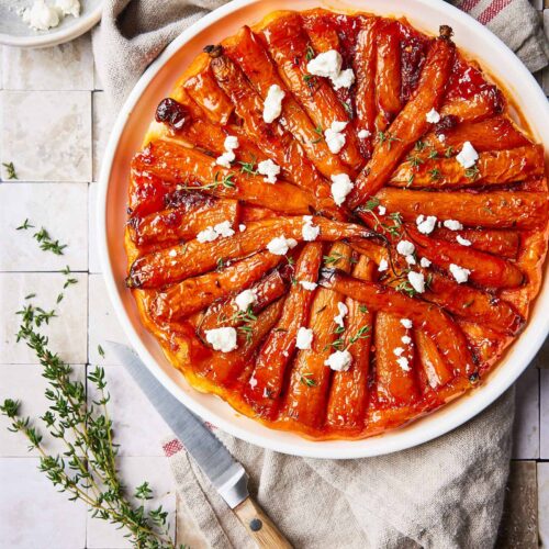 carrot tarte tatin