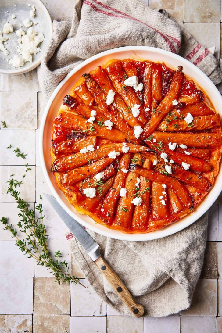 carrot tarte tatin