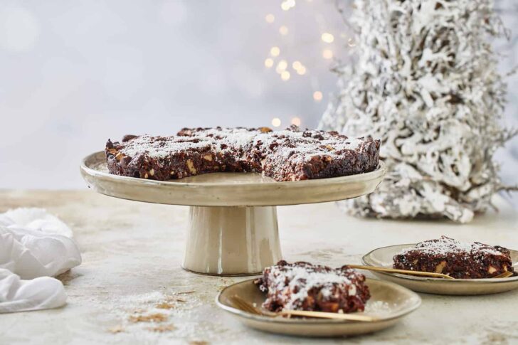 Panforte with chestnut flour