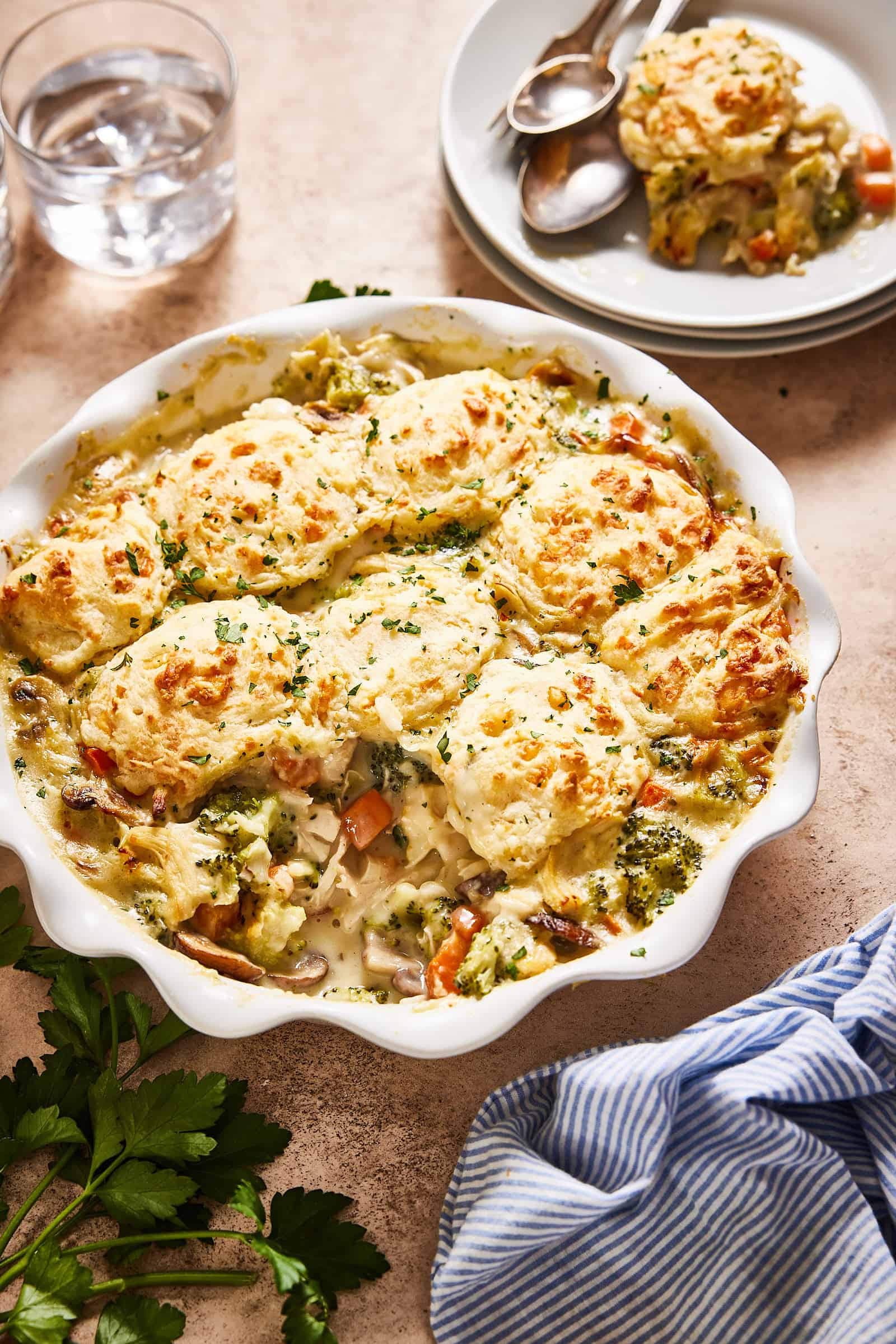 Delicious savory meal