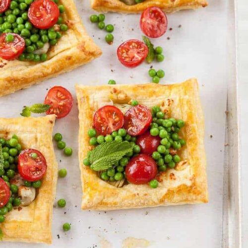 artichoke and feta tarts