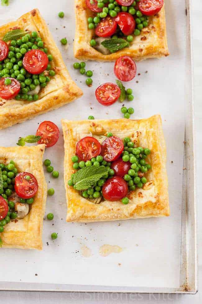 artichoke and feta tarts