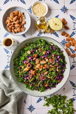 Vegan kale salad recipe