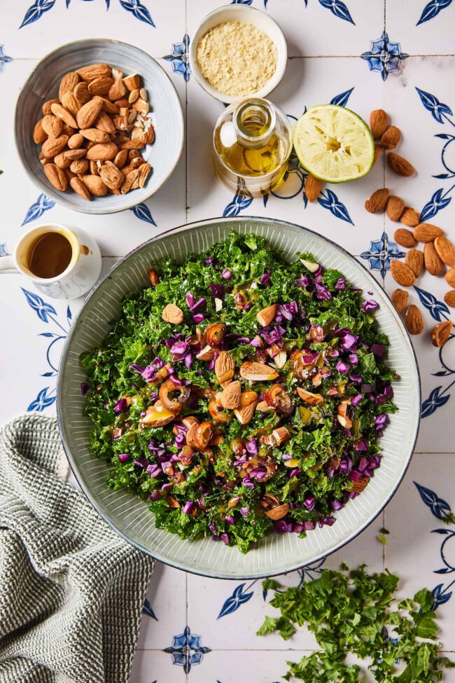 Vegan kale salad recipe