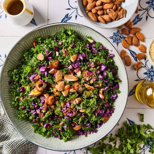 Vegan kale salad recipe