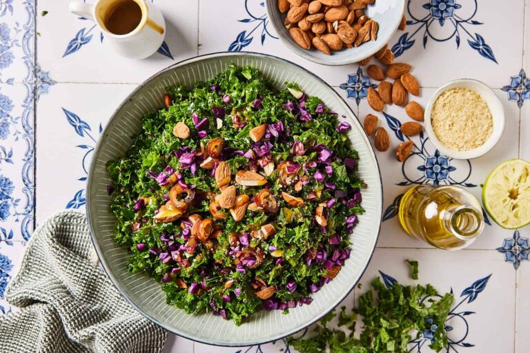 Vegan kale salad recipe