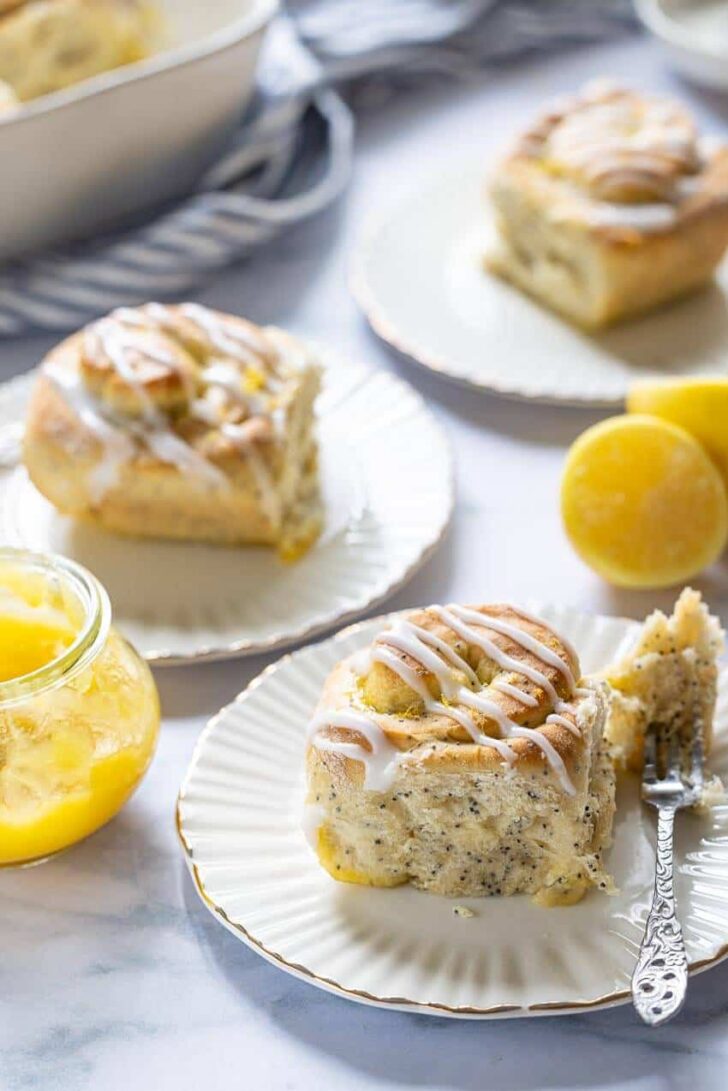 lemon curd buns