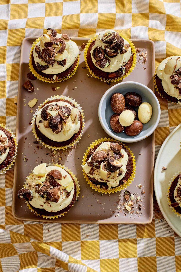 Easter chocolate cupcakes