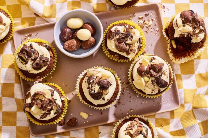 Easter chocolate cupcakes