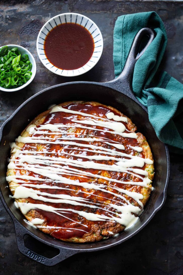 Adding the kewpie mayonnaise