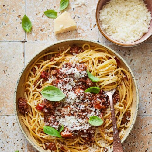 slow cooker spaghetti bolognese