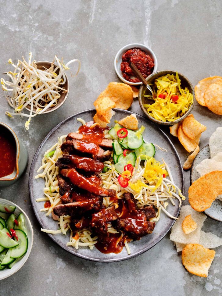 babi pangang - roasted pork shoulder