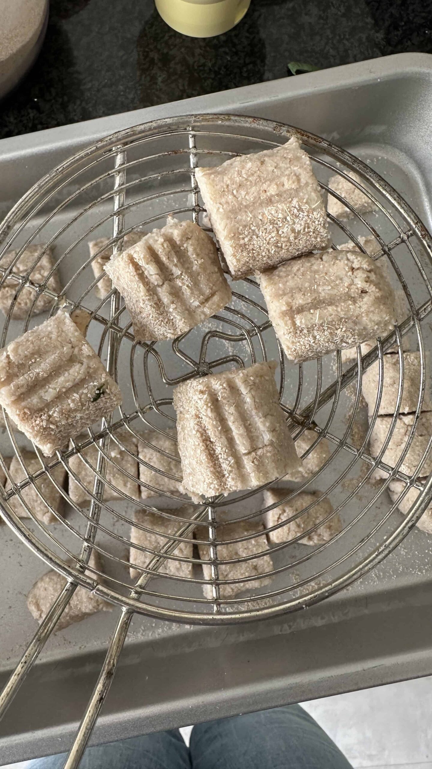 cutting it into pillows