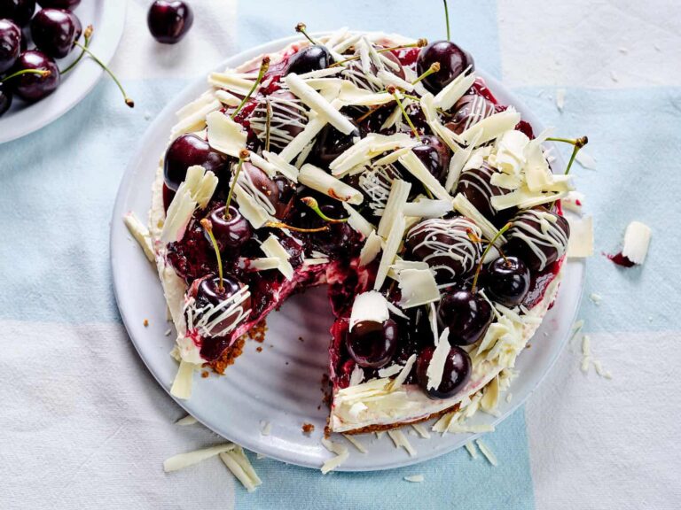 no bake cheesecake with cherries