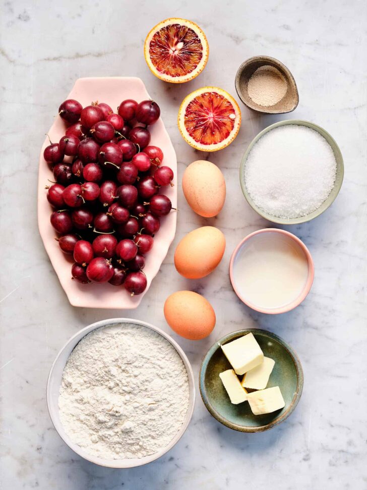 Gooseberry pie ingredients