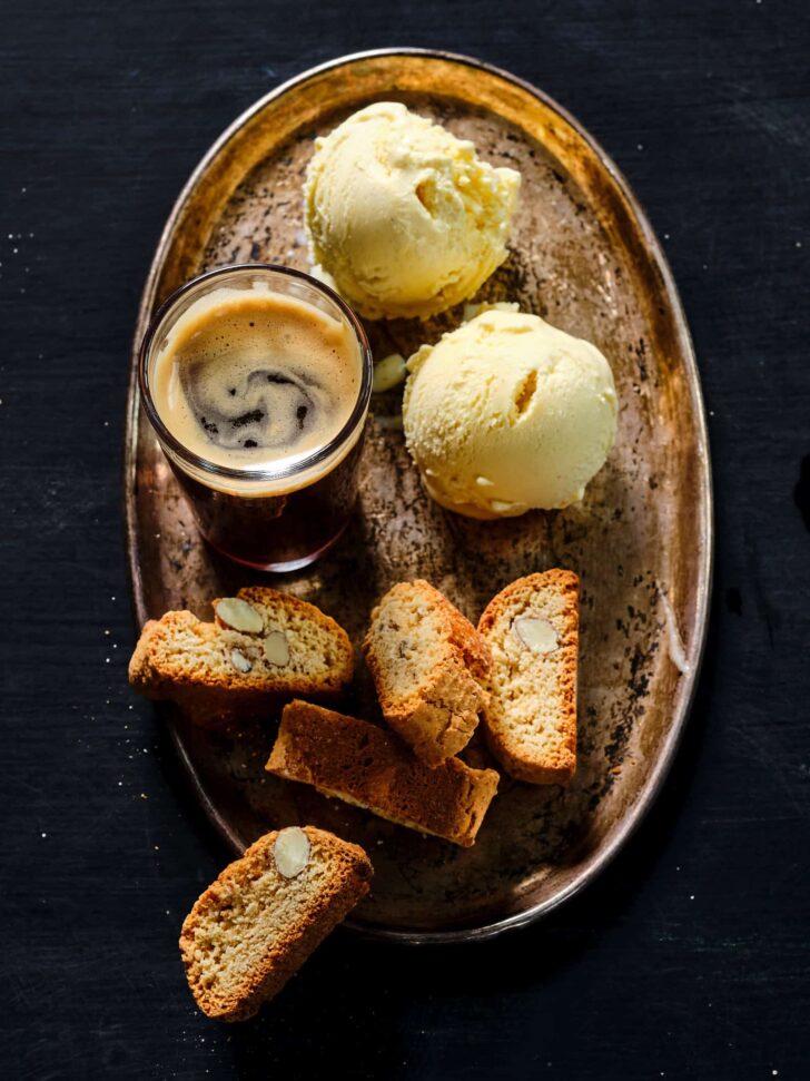 Ingredients for affogato