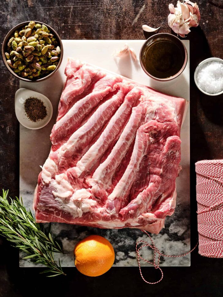 Porchetta ingredients