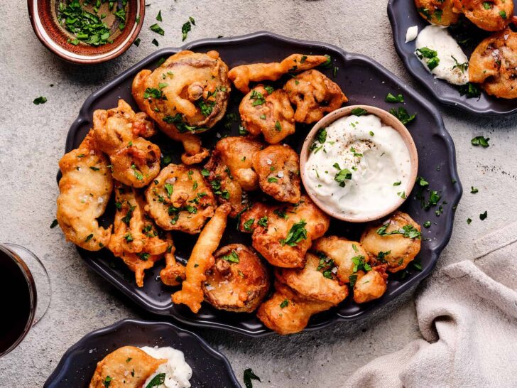 beer battered mushrooms