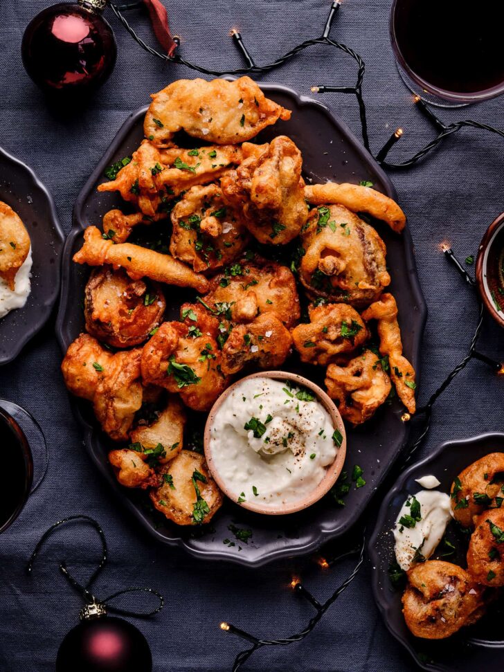 beer battered mushrooms
