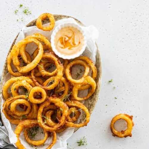 Onion ring recipe