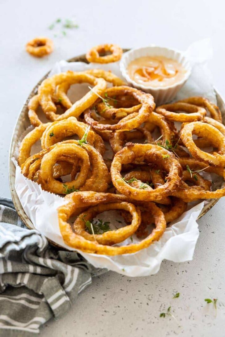 Onion rings recipe