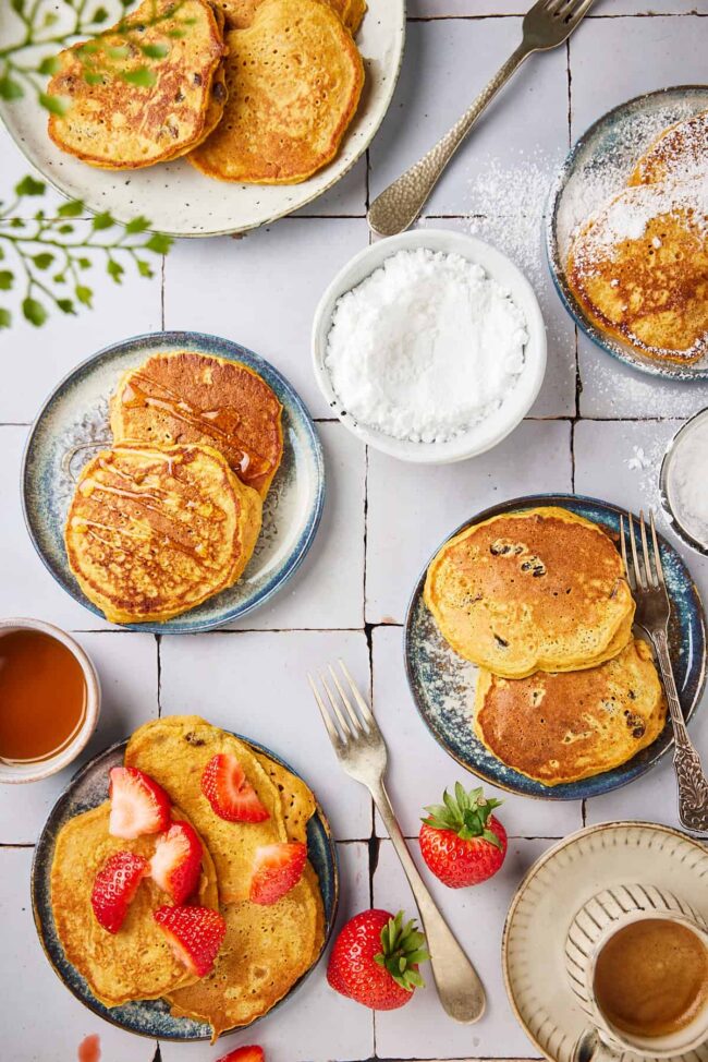 pumpkin pancakes - arepa di pampuna