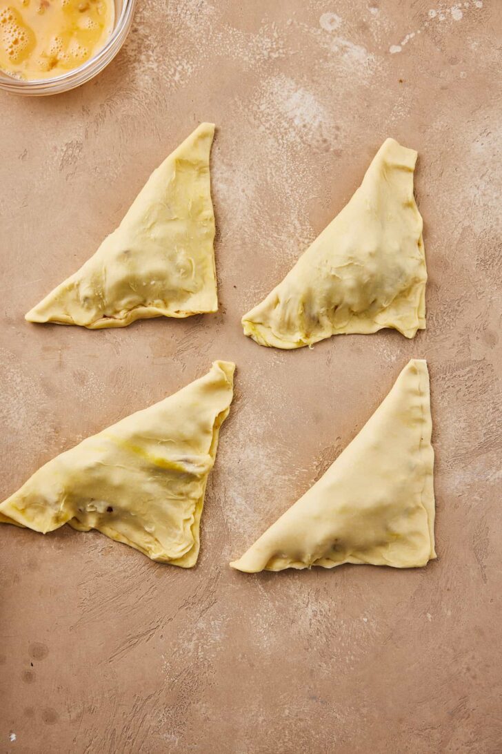 Making apple turnovers