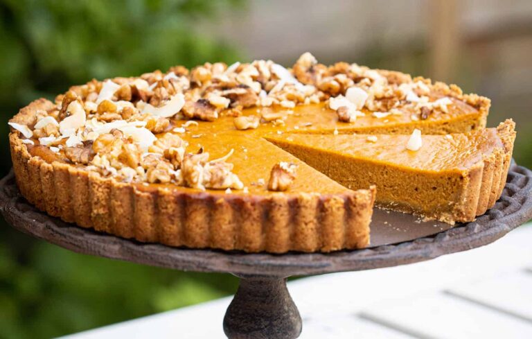 Healthy pumpkin pie