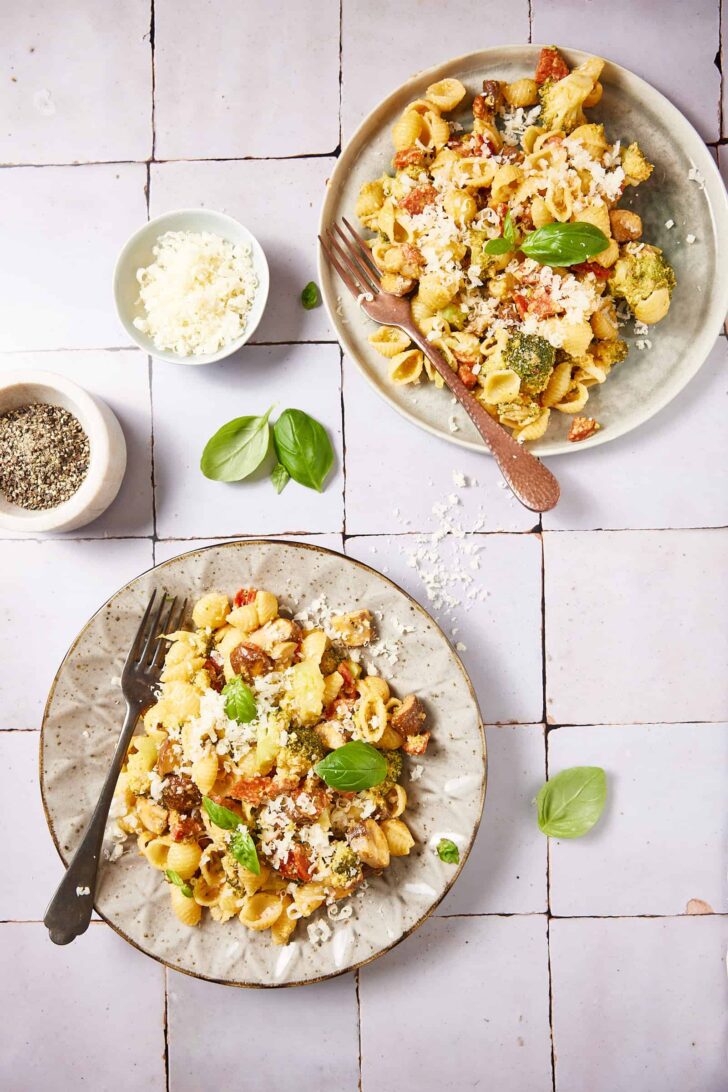 Pasta with mushrooms