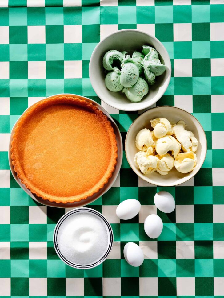 Ingredients for baked alaska