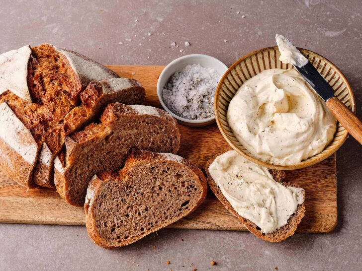 Whipped brown butter