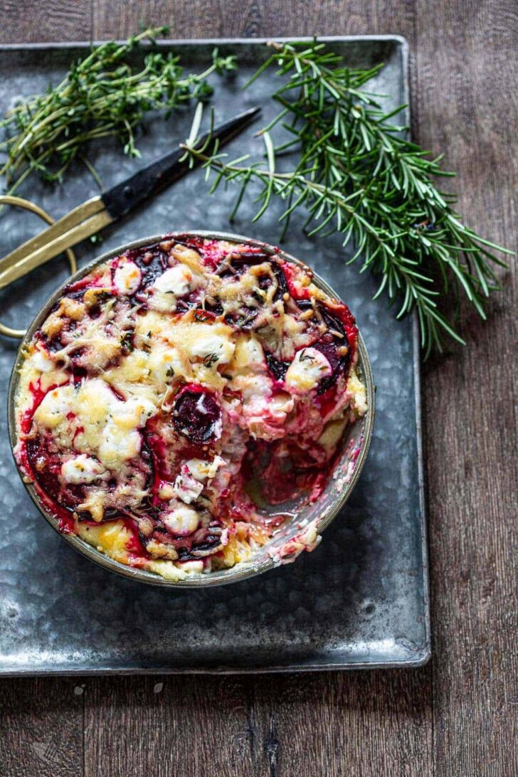 Beetroot lasagna