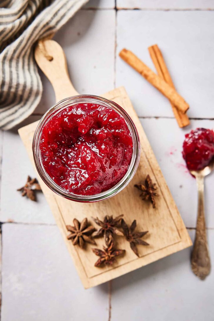 Cranberry compote
