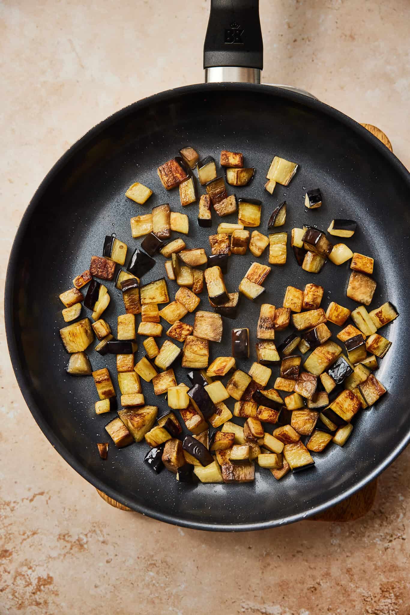 Eggplant after 12 minutes