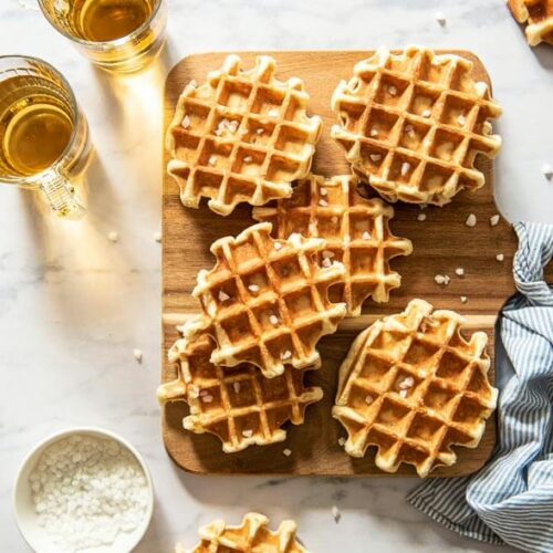 Belgian sugar waffles