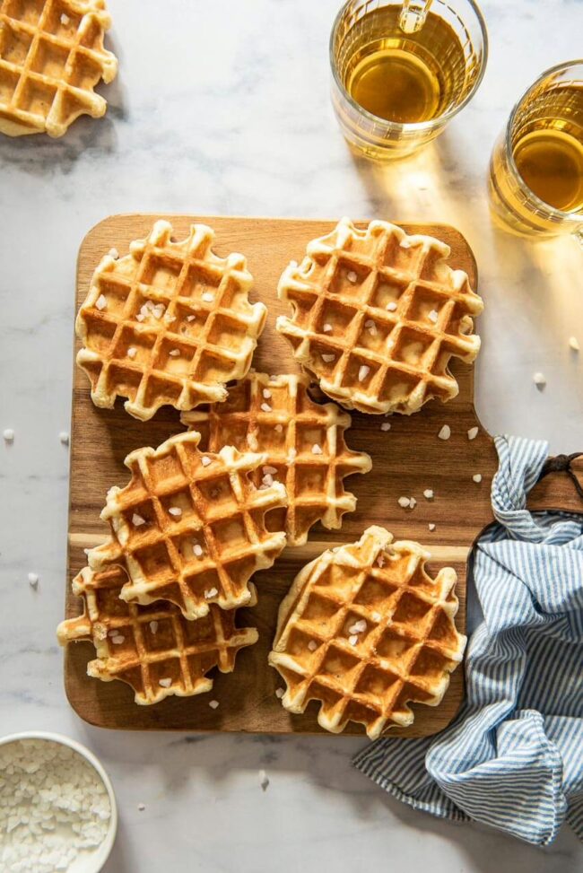 Belgian sugar waffles