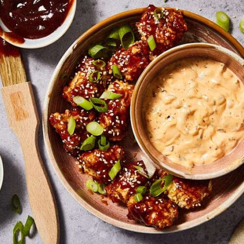 Cauliflower bites from the air fryer